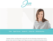 Tablet Screenshot of jencoffel.com